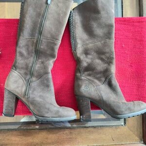 Timberland Dark Brown Heeled Boots